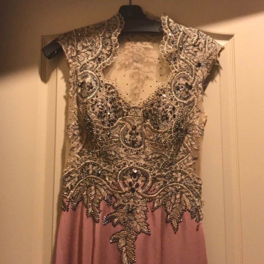 Anny Lee Formal Gown Pink/Nude